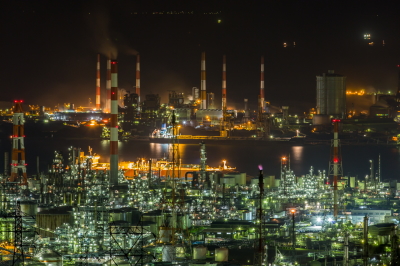 鷲羽山スカイライン 工場夜景